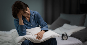 woman in anxiety